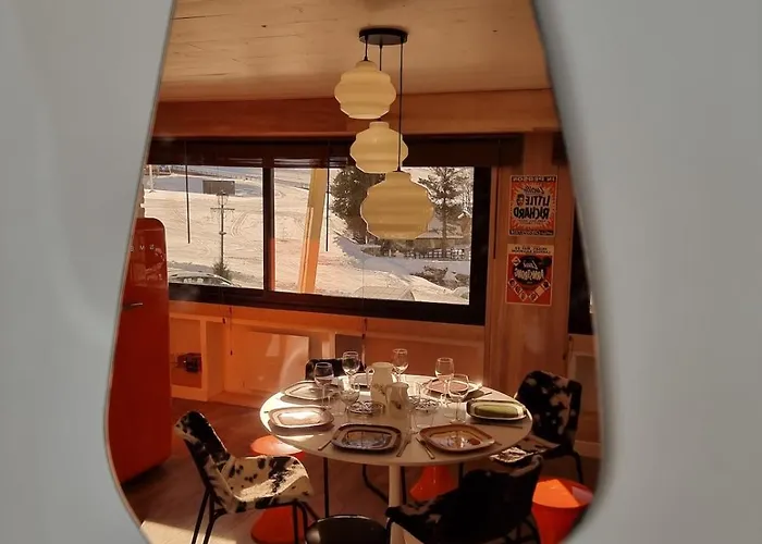 アパート Le Flocon-duplex Face Aux Pistes *